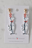 Acrylic Dr Seuss Teachers Children's Book Drop Dangle Earrings
