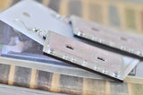 Acrylic Perspex Laser Cut Retro Cassette Tape Drop Earrings - Pink