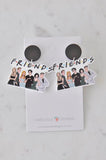 Acrylic Friends Monica Rachel Ross Dangle Earrings