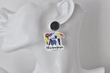 Acrylic Friends Monica Rachel Ross Dangle Earrings