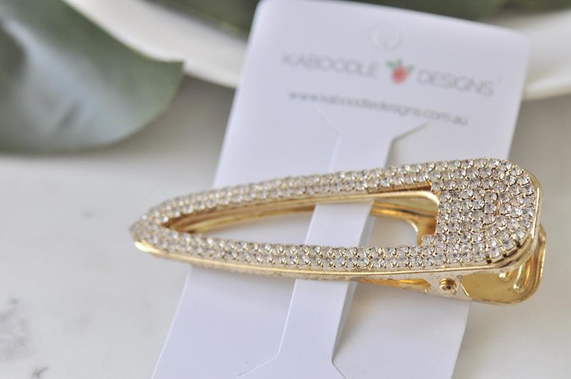 Rhinestone Diamonte Barrette Hair Clip