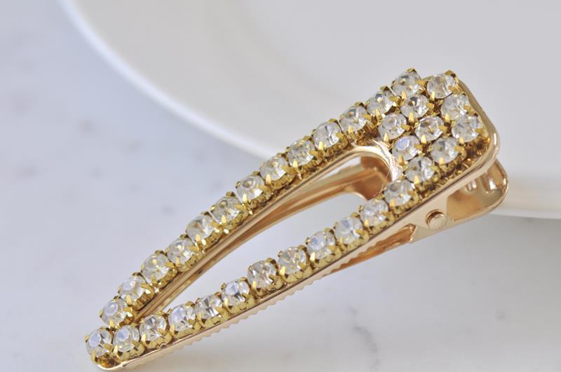 Rhinestone Diamonte Barrette Hair Clip