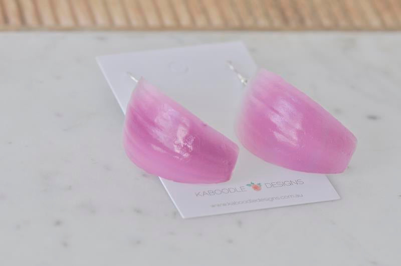 Novelty Fun Onion Dangle Drop Earrings