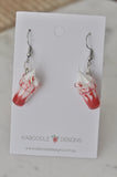 Iced Coffee Strawberry Milkshake Soda Novelty Fun Drop Dangle Earrings