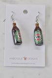 Alcohol Beer Novelty Fun Drop Dangle Earrings