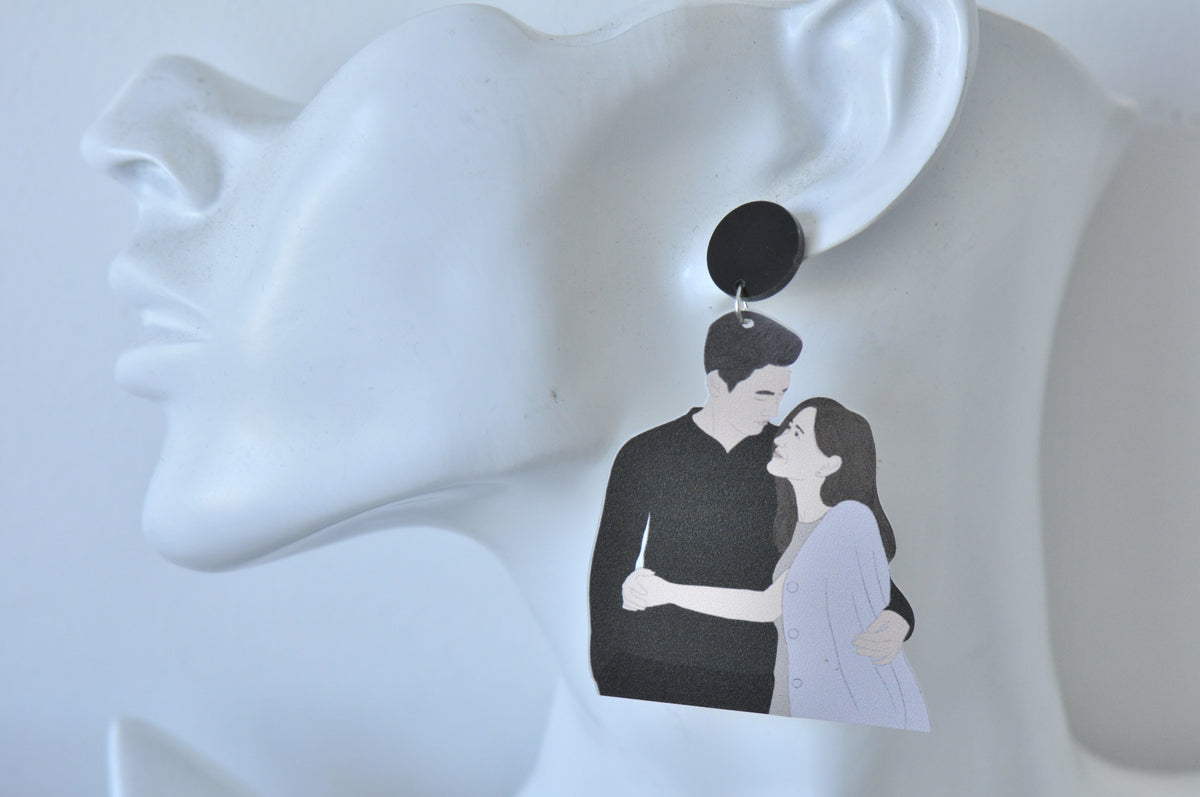 Crash Landing On You Korean Drama Hyun Bin and Son Ye Jin CLOY Drop Dangle Earrings