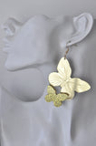 Acrylic Glitter Butterfly Drop Dangle Earrings