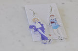 Acrylic Kath and Kel from Kath and Kim Drop Dangle Earrings