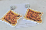 Acrylic Perspex Aussie Toast Breakfast Bread Novelty Fun Drop Dangle Earrings