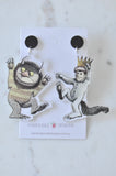 Acrylic Storybook Where The Wild Things Are Novelty Fun Drop Dangle Earrings