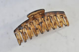 Acrylic Hair Claw Clip Large - Transparent Brown