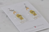 Dry Gin Alcohol Spirits Novelty Fun Drop Dangle Earrings