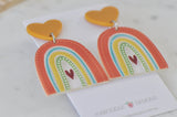 Novelty Boho Rainbow Dangle Earrings