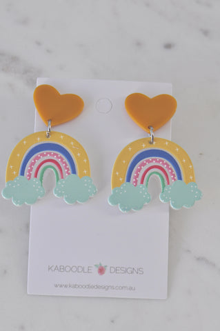 Novelty Boho Rainbow Dangle Earrings