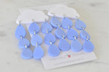 Cloud Raindrop Rain Drop Dangle Earrings