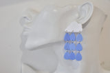 Cloud Raindrop Rain Drop Dangle Earrings