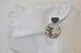 Clay Field of Flowers Drop Dangle Earrings