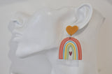 Novelty Boho Rainbow Dangle Earrings