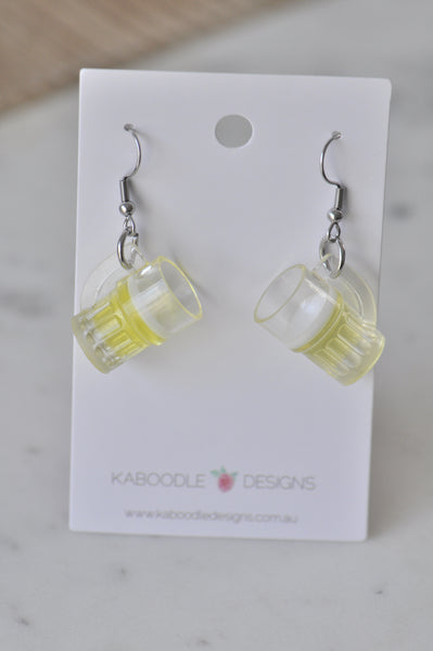 Beer Drink Fun Drop Dangle Earrings