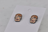 Home Alone 90s Movie Kevin Face Enamel Stud Earrings