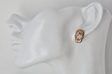 Home Alone 90s Movie Kevin Face Enamel Stud Earrings