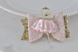Bow Glitter Ballerina Ballet Hair Clip