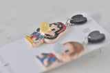 Acrylic Snow White and Prince Charming Bubble gum Fairytale Dangle Drop Earrings