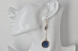 Astronaut Galaxy Universe Star Planet Moon Saturn Novelty Fun Drop Dangle Earrings