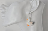 Duck Drop Dangle Earrings