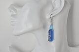 Blueberry Alcohol Spirit Shots Drinking Drink Novelty Drop Dangle Earrings