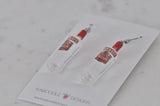 Smirnoff Vodka Alcohol Spirit Shots Drinking Drink Novelty Drop Dangle Earrings