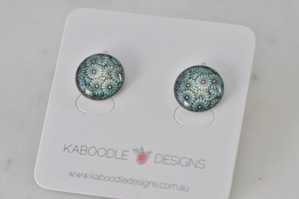 Handmade Artwork Stud Earrings