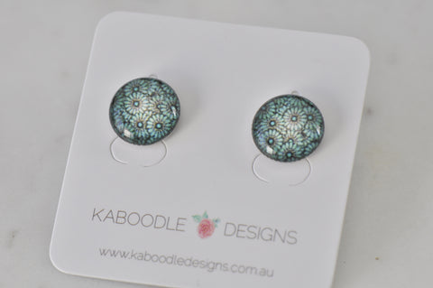 Handmade Artwork Stud Earrings