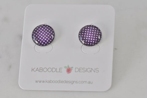 Handmade Artwork Stud Earrings