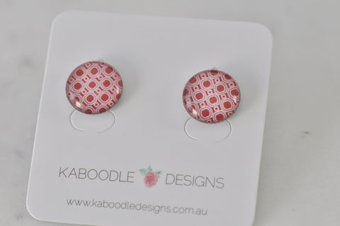 Handmade Artwork Stud Earrings