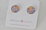 Handmade Artwork Stud Earrings