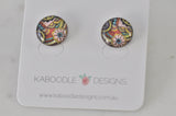 Handmade Artwork Stud Earrings