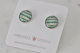Handmade Artwork Stud Earrings