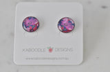 Handmade Artwork Stud Earrings