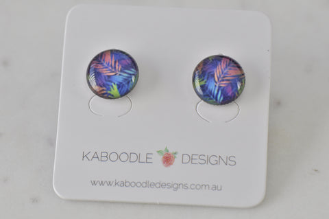 Handmade Artwork Stud Earrings