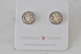 Handmade Artwork Stud Earrings