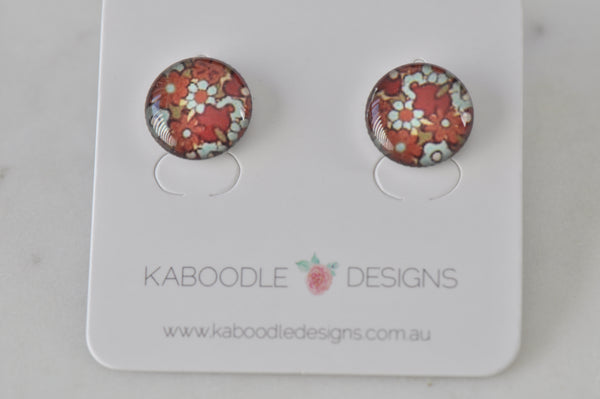 Handmade Artwork Stud Earrings