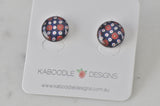 Handmade Artwork Stud Earrings