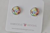 Handmade Artwork Stud Earrings