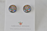 Handmade Artwork Stud Earrings