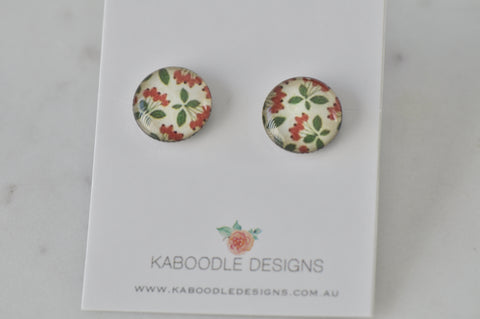 Handmade Artwork Stud Earrings