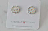 Handmade Artwork Stud Earrings