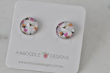 Handmade Artwork Stud Earrings
