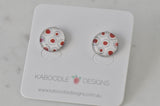 Handmade Artwork Stud Earrings