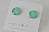 Handmade Artwork Stud Earrings